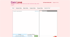 Desktop Screenshot of camslove.net
